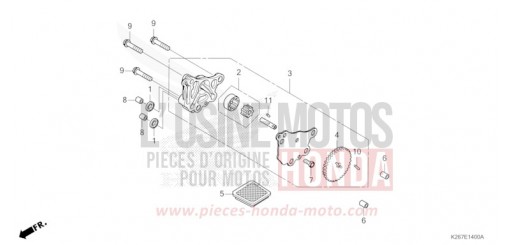 POMPE A HUILE MSX125AN de 2022